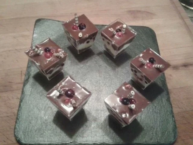 Birne-Helene-Törtchen  im Glas - Rezept - Bild Nr. 8