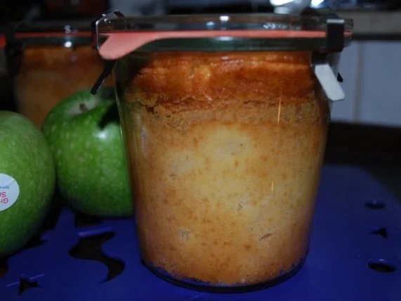 Bratapfelkuchen im Glas - Rezept - Bild Nr. 2