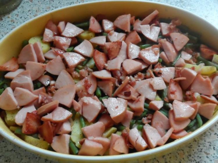 Aufläufe: Würziger Kartoffel Bohnen Auflauf mit Bergkäse und ...