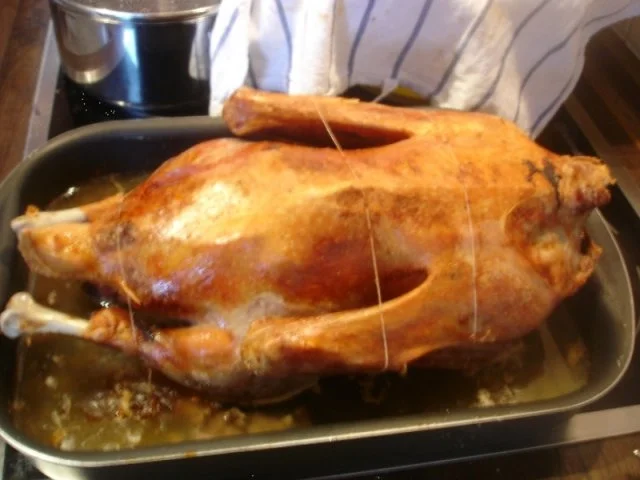 Gänsebraten mit selbstgemachten Rotkohl und tschechischen Hefeknödeln - Rezept - Bild Nr. 11