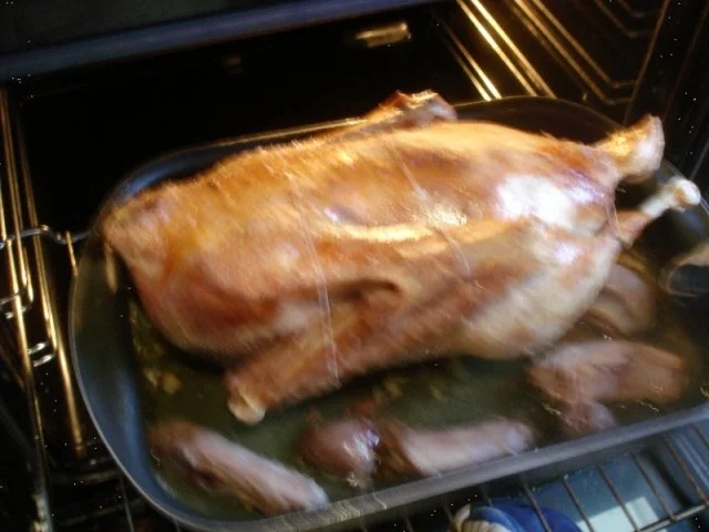 Gänsebraten mit selbstgemachten Rotkohl und tschechischen Hefeknödeln - Rezept - Bild Nr. 10