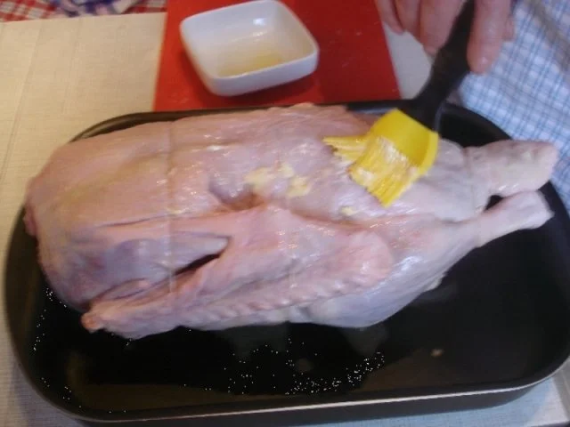 Gänsebraten mit selbstgemachten Rotkohl und tschechischen Hefeknödeln - Rezept - Bild Nr. 8