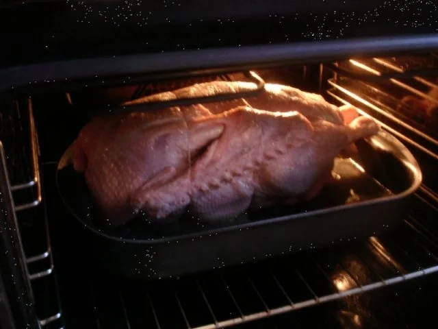 Gänsebraten mit selbstgemachten Rotkohl und tschechischen Hefeknödeln - Rezept - Bild Nr. 9