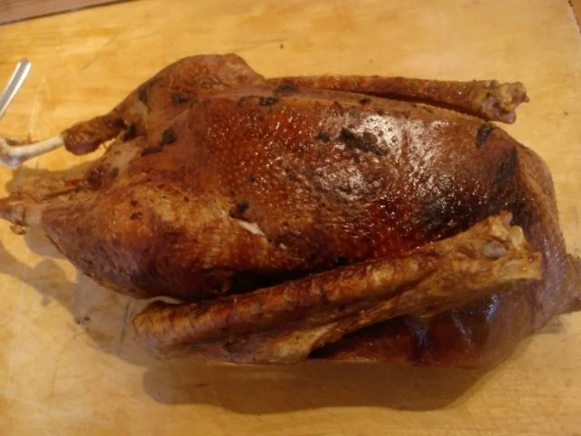 Gänsebraten mit selbstgemachten Rotkohl und tschechischen Hefeknödeln - Rezept - Bild Nr. 12