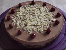 Kuchen ohne backen: Schwarzwälder-Kirsch-Torte - Rezept