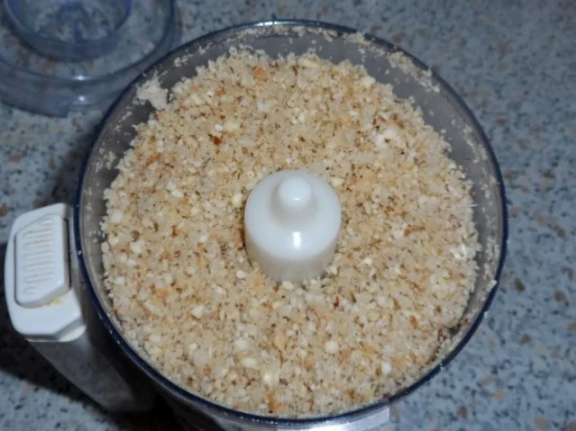 Rezept: Knusper-Feta in Nusspanade mit süß-saurer Zwiebel-Orangen-Beilage Bild Nr. 3 Knusper-Feta in Nusspanade mit süß-saurer Zwiebel-Orangen-Beilage - Rezept - Bild Nr. 3