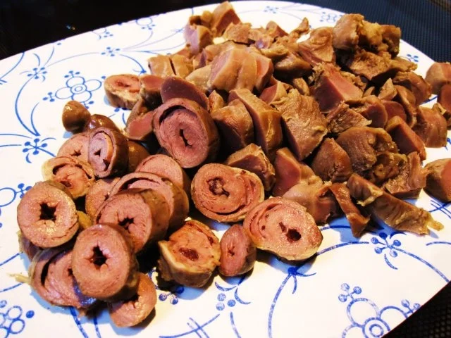 Linsentopf mit Lammfleisch und Hühnerherzchen - Rezept - Bild Nr. 3