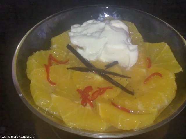 Orangensalat mit Chili und Vanille - Rezept - Bild Nr. 4
