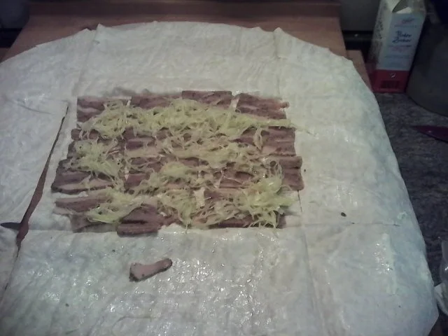 "Gyrosstrudel" - Resteverwertung - Rezept - Bild Nr. 4