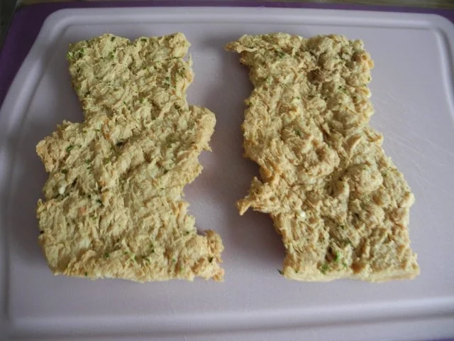 Vegan : Soja - Roulade mit Kartoffelwürfel und Apfelrotkohl - Rezept - Bild Nr. 4