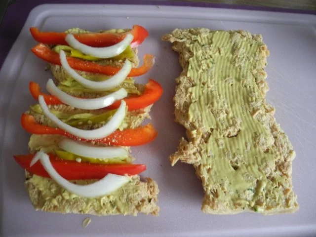 Vegan : Soja - Roulade mit Kartoffelwürfel und Apfelrotkohl - Rezept - Bild Nr. 5