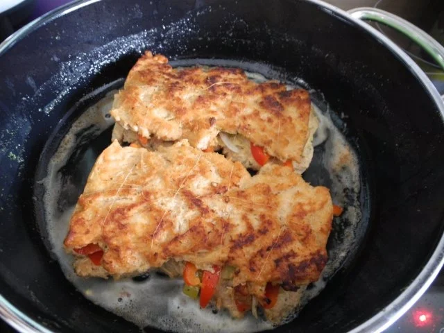 Vegan : Soja - Roulade mit Kartoffelwürfel und Apfelrotkohl - Rezept - Bild Nr. 11