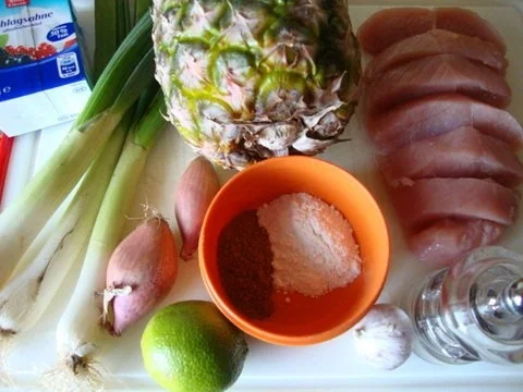 Asiatisches Hähnchenragout mit Safran Reis - Rezept - Bild Nr. 3