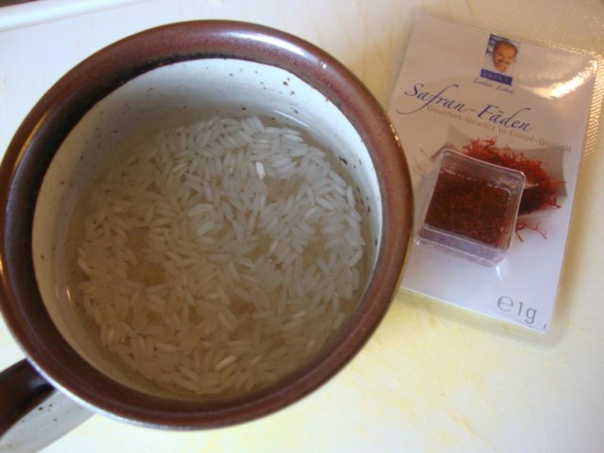Asiatisches Hähnchenragout mit Safran Reis - Rezept - Bild Nr. 2