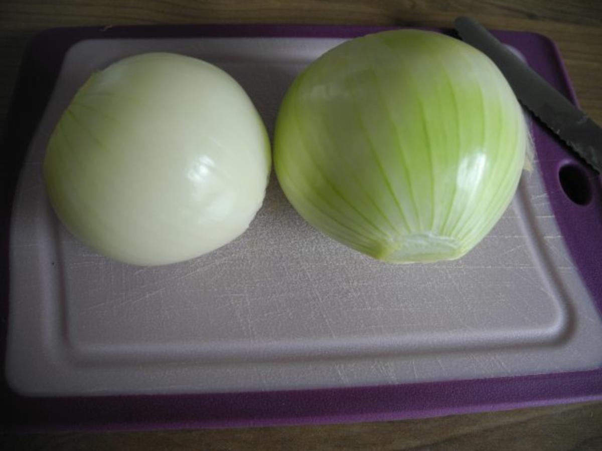 Vegan : Warmen Kartoffelsalat mit Seitan - Zwiebel - Gyros und Apfel - Karotten - Salat - Rezept - Bild Nr. 3