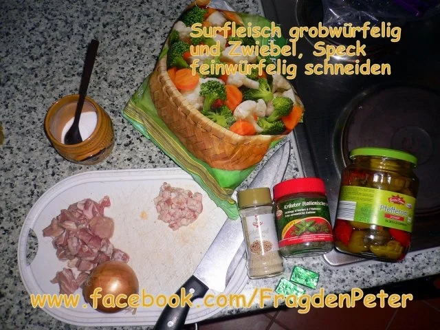 Rezept: Peter`s Surfleisch-Eintopf mit Salzkartoffeln Bild Nr. 3 Peter`s Surfleisch-Eintopf mit Salzkartoffeln - Rezept - Bild Nr. 3