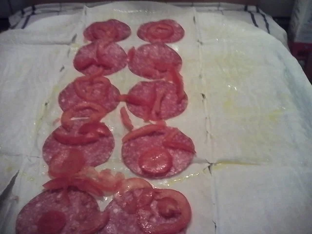 Salami-Pizza-Rolle - Resteverwertung - Rezept - Bild Nr. 3