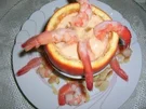 Garnelen in Orangen - leckere Vorspeise - - Rezept
