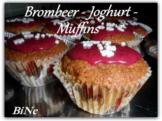 BiNe` S BROMBEER - JOGHURT -  MUFFINS - Rezept - Bild Nr. 2