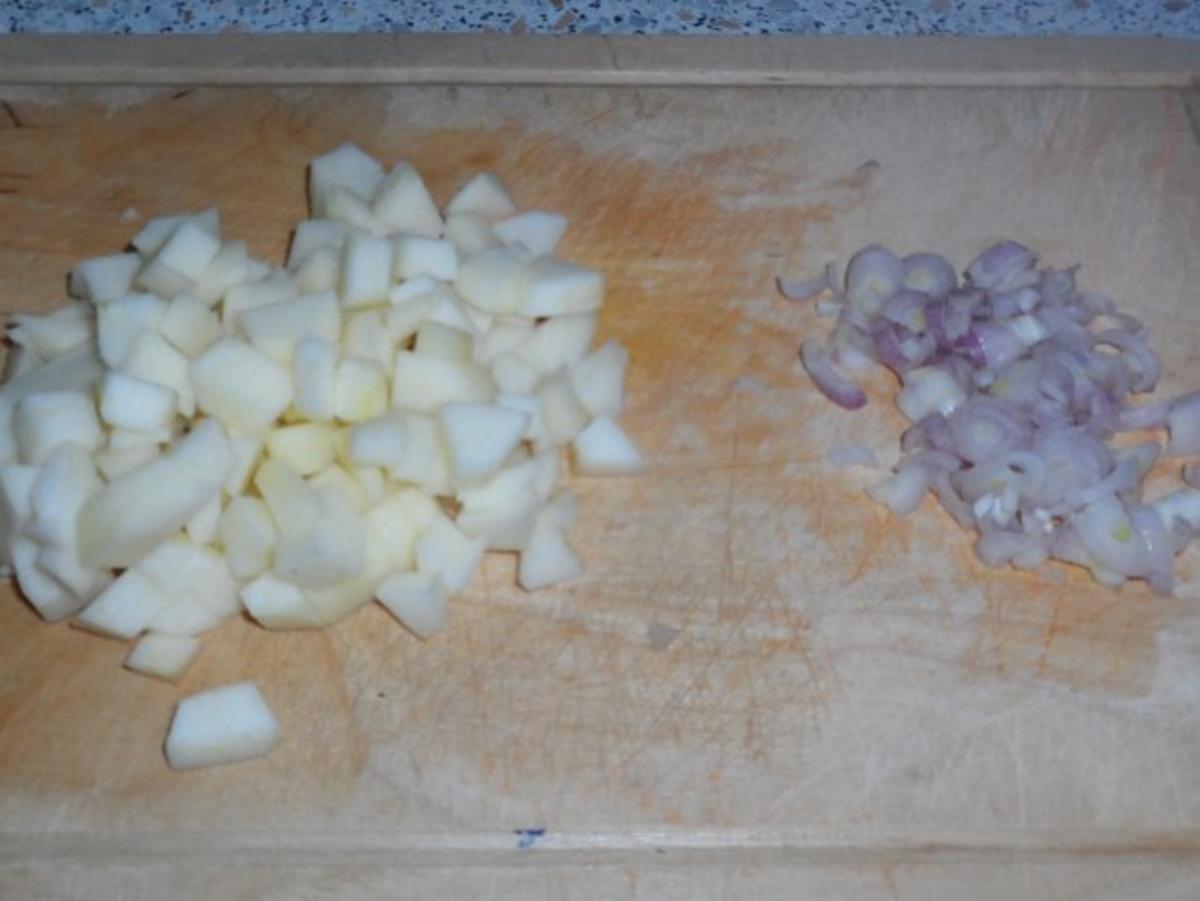 Suppen/Vorspeise: Feine Karotten-Rüben-Suppe mit Forellenfilet - Rezept - Bild Nr. 3