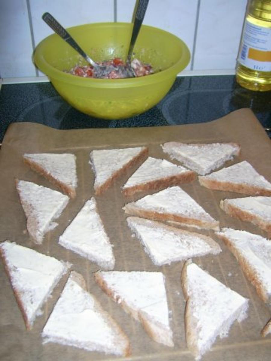Tomatensalat mit Feta, auf Toast gebacken ala Kukuluru - Rezept - Bild Nr. 7