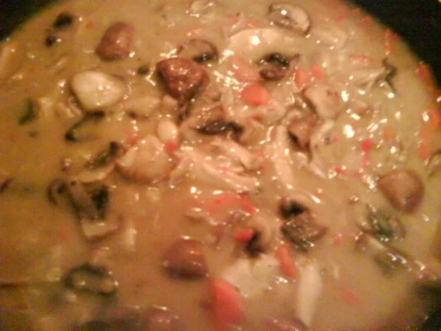 Rezept: Fricassée von der Poularde Bild Nr. 2 Fricassée von der Poularde - Rezept - Bild Nr. 2