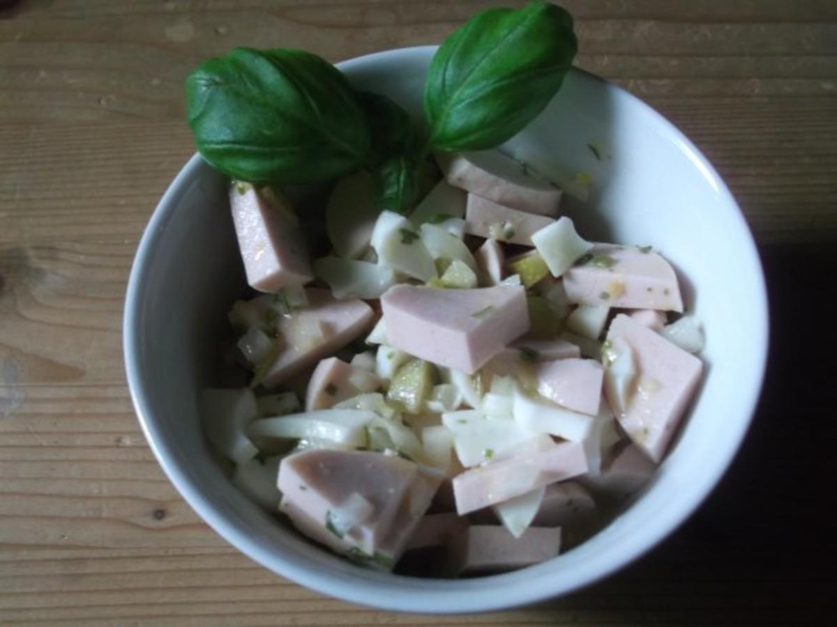 Fleischwurstsalat mit Ei - Rezept mit Bild - kochbar.de