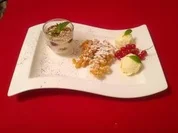 Tegernseer Vanille-Sauerkirsch-Creme und Hollerkircherl - Rezept