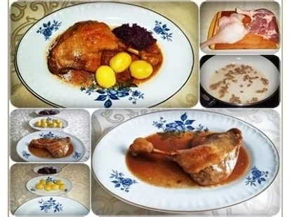 ☆…alle Jahre wieder…☆…  Gänsekeulen, Rotkohl und Kartoffeln - Rezept - Bild Nr. 2