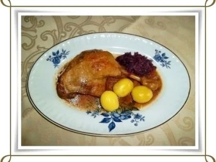 ☆…alle Jahre wieder…☆…  Gänsekeulen, Rotkohl und Kartoffeln - Rezept - Bild Nr. 3