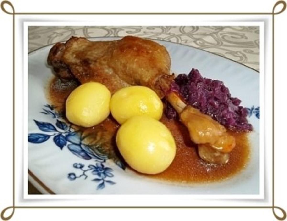 ☆…alle Jahre wieder…☆…  Gänsekeulen, Rotkohl und Kartoffeln - Rezept - Bild Nr. 14