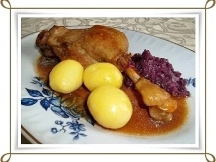 ☆…alle Jahre wieder…☆…  Gänsekeulen, Rotkohl und Kartoffeln - Rezept - Bild Nr. 14