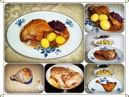 ☆…alle Jahre wieder…☆…  Gänsekeulen, Rotkohl und Kartoffeln - Rezept - Bild Nr. 15