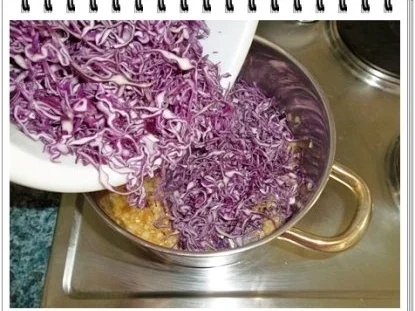 ☆…alle Jahre wieder…☆… Rosinen-Apfel-Rotkohl - Rezept - Bild Nr. 11