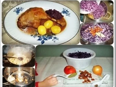 ☆…alle Jahre wieder…☆… Rosinen-Apfel-Rotkohl - Rezept - Bild Nr. 13