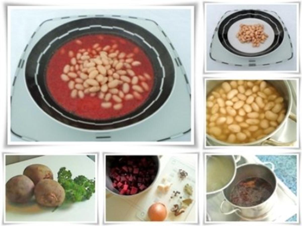 ☆…alle Jahre wieder…☆… Rote Bete Suppe mit weißen Bohnen - Rezept - Bild Nr. 10