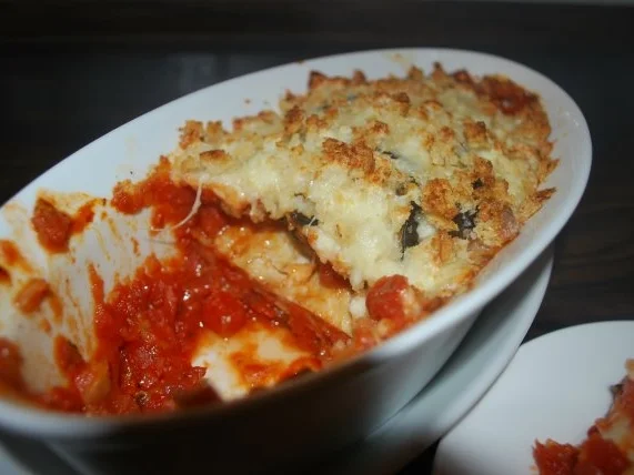 Rezept: parmigiana di pollo e melanzane Bild Nr. 3 parmigiana di pollo e melanzane - Rezept - Bild Nr. 3