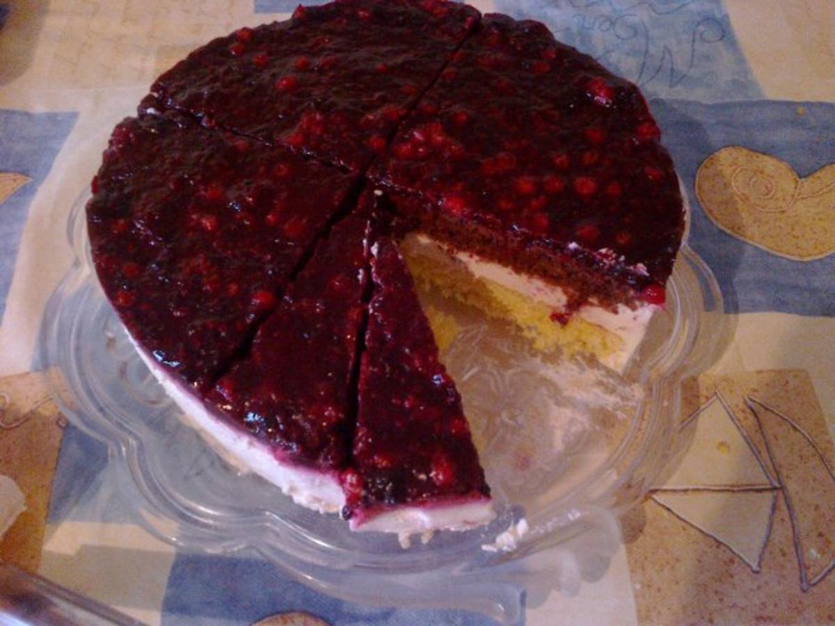 Beeren-Joghurt-Sahne-Torte - Rezept mit Bild - kochbar.de