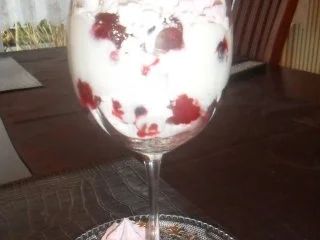 schneegestöber-dessert,und danach ein espresso !! - Rezept