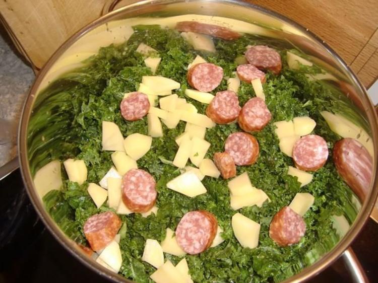 Grünkohl Suppe à la Heiko - einfach - 64 kcal/100g