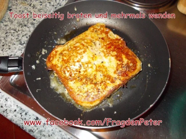 Schinken - Käse Toast im Eiermantel - Rezept - Bild Nr. 9