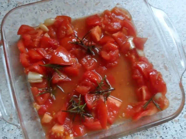 Vorspeisen: Mozzarella mit karamellisierten Ofen-Tomaten und Zitronen-Kapern-Pesto - Rezept - Bild Nr. 7