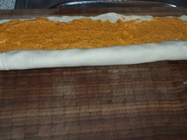 Blätterteigschnecken mit Basilikum & Fetakäse - Rezept - Bild Nr. 5