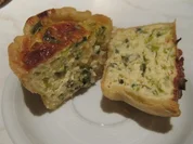 Käse-Lauch-Quiches - Rezept