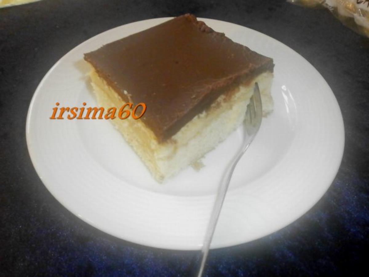 Schokoladen Kuchen mit Pudding und Butterkeksen - Rezept - Bild Nr. 2