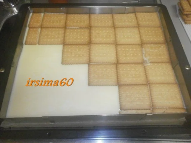 Schokoladen Kuchen mit Pudding und Butterkeksen - Rezept - Bild Nr. 8