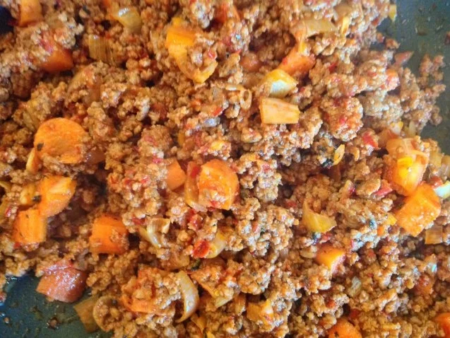 Gefüllte Paprika mit Hackfleisch und Mozarella - Rezept - Bild Nr. 4