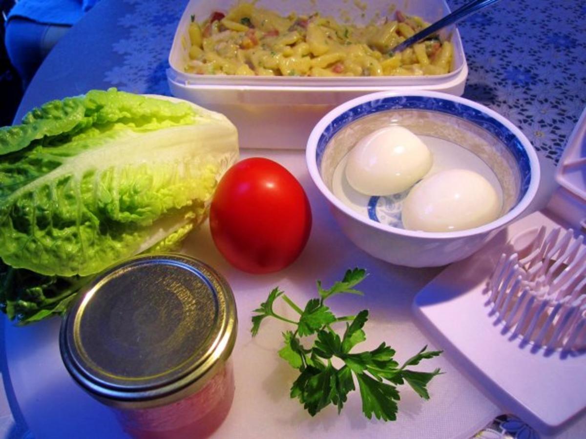 Butter-Wachteln auf bunter Salatplatte - Rezept - Bild Nr. 3
