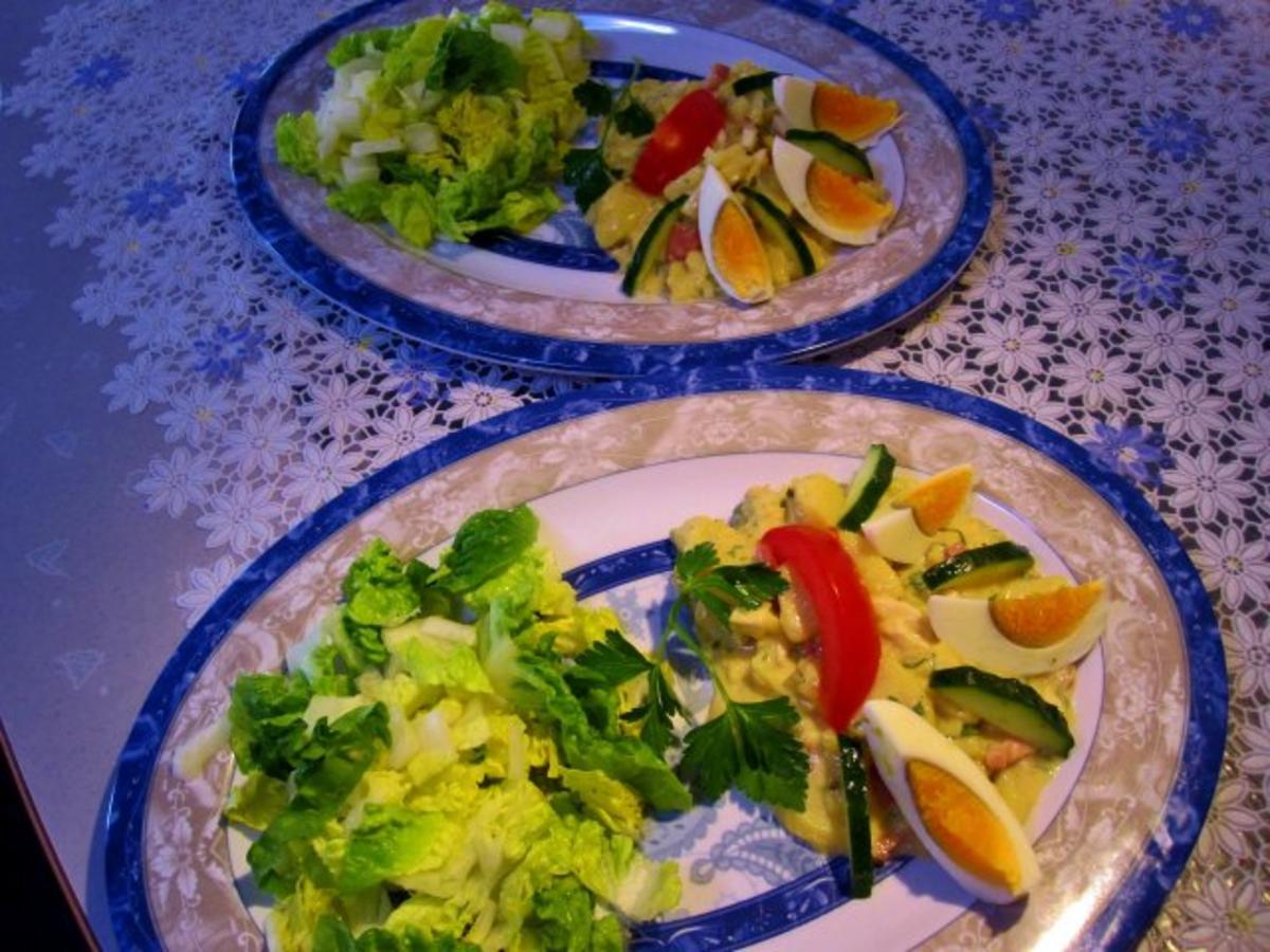 Butter-Wachteln auf bunter Salatplatte - Rezept - Bild Nr. 4