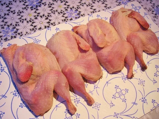 Butter-Wachteln auf bunter Salatplatte - Rezept - Bild Nr. 7